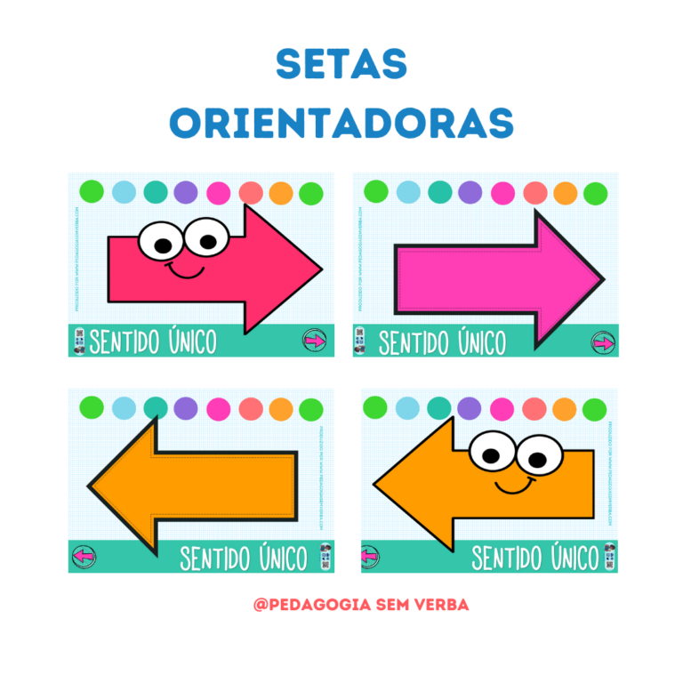 SETAS ORIENTADORAS DE FLUXO - PREVENÇÃO NAS ESCOLAS - Pedagogia sem Verba
